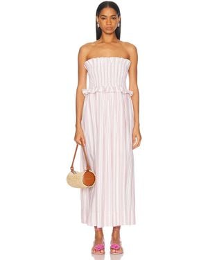 Posse Coby Strapless Dress - White