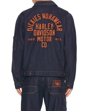 Dickies X Harley Davidson Denim Jacket - Blue