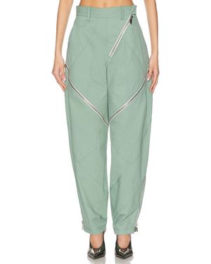 The Attico Long Pant - Green