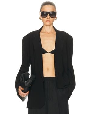 Norma Kamali Oversized Single Breasted Jacket - Black