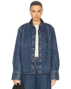 GRLFRND Mae Button Down - Blue