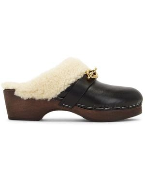 Saint Laurent Toff 15 Clog Sandals - Black