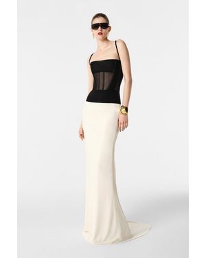 REVOLVE LOS ANGELES Nyah Floor-Length Skirt - White
