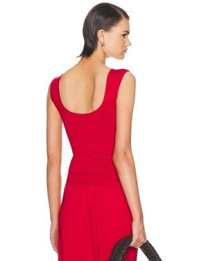 Kye Bateau Sleeveless Top - Red
