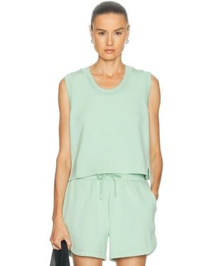 Varley Cambrie Scoop Neck Tank Top - Green