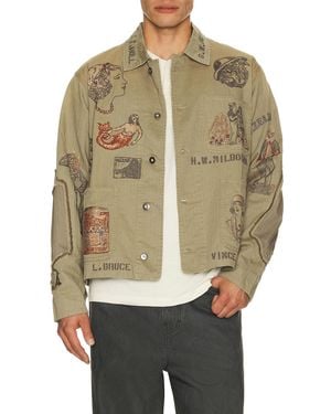 Samuel Zelig Duffle Chore Jacket - Natural