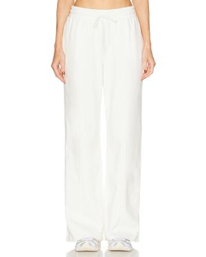 Beyond Yoga Luxefleece Pintuck Wide Leg Pant - White