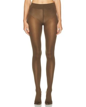 Wolford Velvet De Luxe 66 Tights - Brown