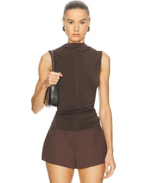 SIR. Matheo Draed Tank - Brown
