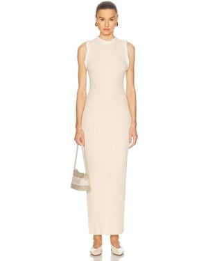 SIR. Petal Knit Dress - White