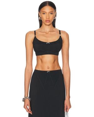 Rabanne Bralette Top - Black