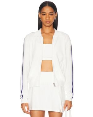 The Upside Carnaby Pari Zip Knit Jacket - White