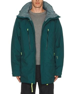 White/space Parka Jacket - Green