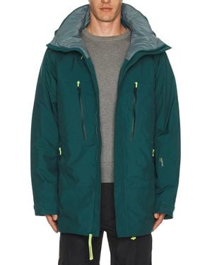 White/space Parka Jacket - Green