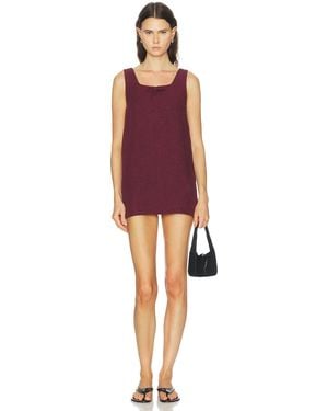 Miu Miu Lino Dress - Red