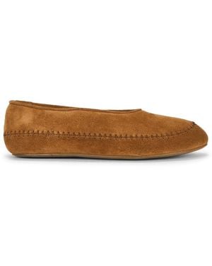Jenni Kayne Shearling Bare Flat - Brown