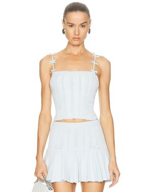 LoveShackFancy Garrett Top - White