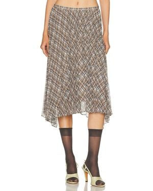 Acne Studios Ibo Pleated Skirt - Gray