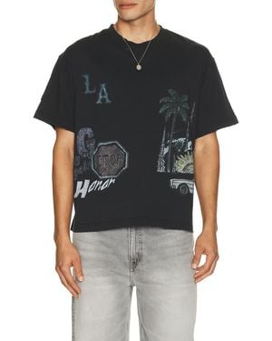 Honor The Gift All Over Los Angeles Tee - Black