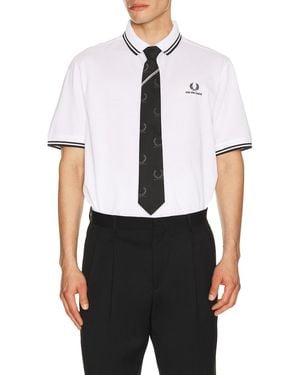 Fred Perry X Kris Van Assche Pique Shirt - White