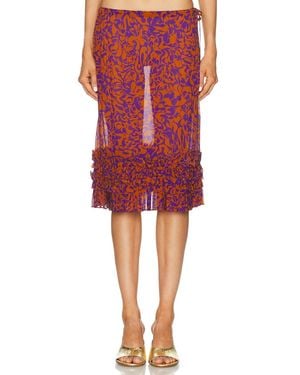 Dries Van Noten Scotts Skirt - Red