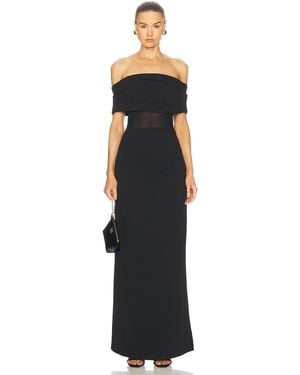 SER.O.YA Isabel Gown Dress - Black