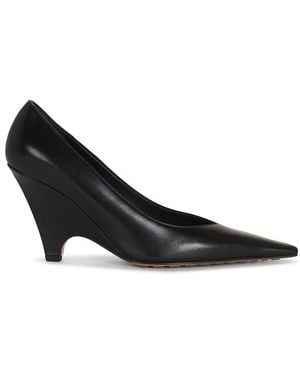 Bottega Veneta Scaletta Slip On Wedge Pump - Black