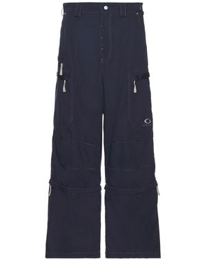 ［Balenciaga］バレンシアガ Navy Blue Cotton Cargo Pant Men's Large Cargo Pants in Dark Blue | Balenciaga NL