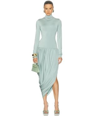 ANDAMANE Vesna Tulip Dress - Blue