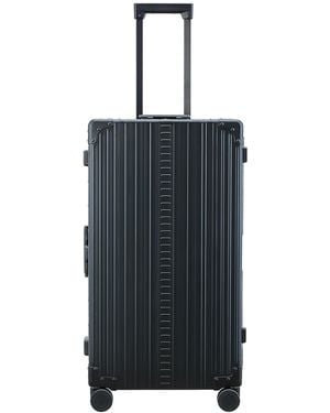 ALEON International Trunk Checked 30 Suitcase - Black