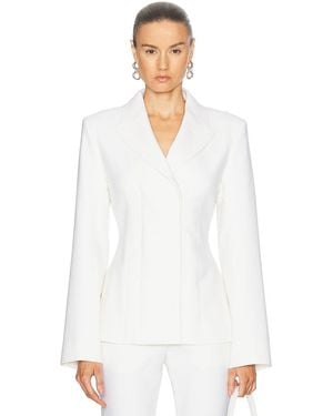 Acne Studios Jacko Double Breasted Jacket - White