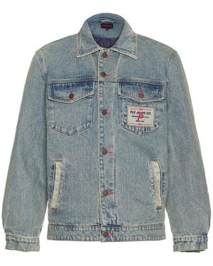 Pleasures Park Insulated Denim Jacket - Blue