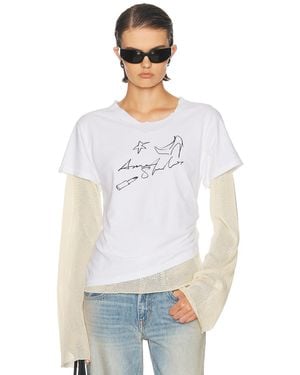 Acne Studios Evina Long Sleeve T-Shirt - White