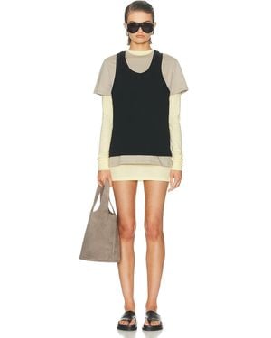 Wardrobe NYC Layered Tunic Top - Black
