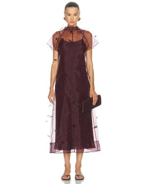 Jonathan Simkhai Pauline Midi Dress - Purple