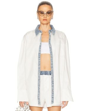 SER.O.YA Gill Oversized Shirt - White