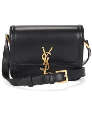 Saint Laurent Small Solferino Satchel Bag - Black