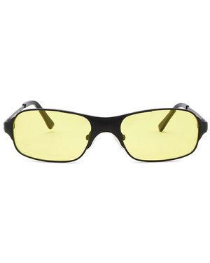 BRU Eyewear Aitken Rectangle Sunglasses - Yellow