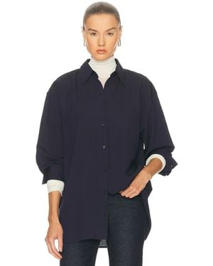 TOTEME Classic Fluid Shirt - Blue