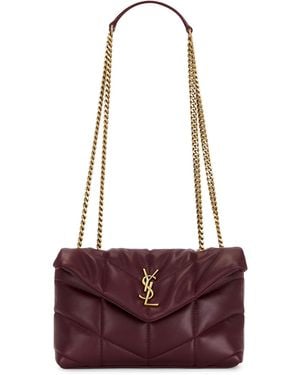Saint Laurent Toy Puffer Chain Bag - Red