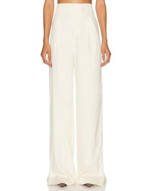 Saint Laurent Bootcut Pant - White