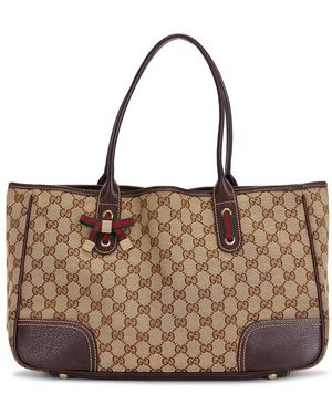 Gucci Princy Tote Bag - Brown