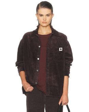 Carhartt Long Sleeve Bekka Shirt Jacket - Brown