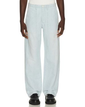 President's Fatigue Original Chambray Pants - White