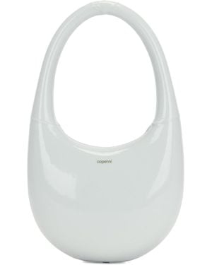 Coperni Liquid Print Swipe Bag - White