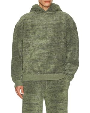 Isa Boulder Boucle Hoodie - Green
