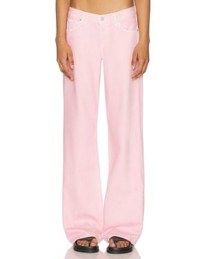 FRAME The Wide Leg Jeans - Pink