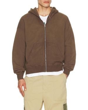 Visvim Jumbo Sb Hoodie F.Z. (N.D. - Brown