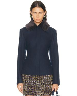 L'academie 'Academie Chelsea Wool Jacket - Blue