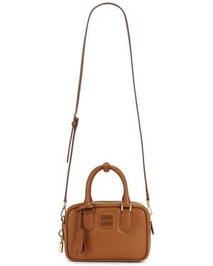 Miu Miu Arcadie Softy Padded Bag - Brown